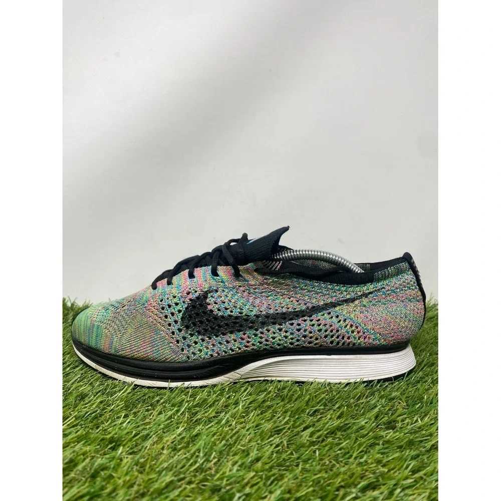 Nike Flyknit Racer Multicolor Mens Running Shoes 526628-304 US 9 woven upper